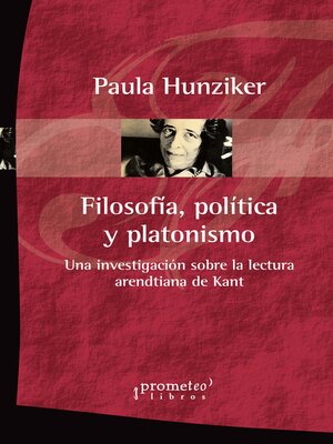 cover image of Filosofía, política y platonismo
